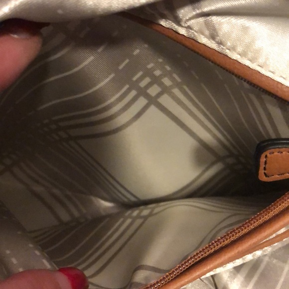 Brand New London Fog Hot Pink Satchel W/ or W/out Strap .. Leather Bag - Picture 7 of 8